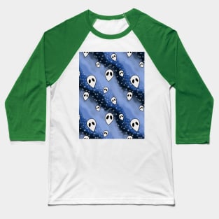 Ghosts in Space Baseball T-Shirt